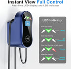 Tesla (NACS) Electric Vehicle Charging Station 48 Amp with App Control - Level 2 EV Charger (240V) Hardwired Compatible with All Tesla Models S/3/X/Y