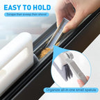 Magic Window Track Cleaner, 2026 Upgraded Handheld Cleaning Brush Set, Creative Cleaner Brushes Tools for Window lides Gaps, Sliding Door Track, Tile Lines Shutter Car Vents (3pcs Grey)