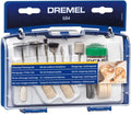 Dremel 684-01 20-Piece Cleaning & Polishing Rotary Tool Accessory Kit with Case - Includes Buffing Wheels, Polishing Bits, and Polishing Compound