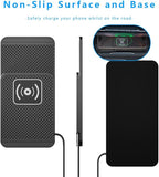 Wireless Charging Pad for Car for Honda HR-V 2016-2026, Non-Slip Type C/USB 20W Fast Phone Charging Pad DIY Trim-to-Fit No Interior Damage,A&USB