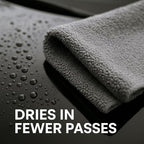Paks - Edgeless Microfiber Towels 4-Pack - Car Detailing Wash Cloths for Cleaning - 16x16 Car Drying Towel - Lint Free Auto Rags for Polishing & Buffing - Purple & Grey Cleaning Supplies