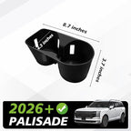 Muslogy Center Console Cup Holder Inserts Compatible with 2026 Hyundai Palisade Accessories Middle Console Drink Holder Silicone Liner Organizer Non-Slip Drink Stopper