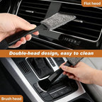 6PCS Car Interior Detailing Brush Set, Ultra Soft Boars Bristle Detailing Brushes for Cleaning Interior or Exterior, Emblem, Wheels, Air Vent, Leather Seats, Car Accessories for Truck, SUV