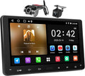 ATOTOZONE 9" Android Double-DIN Car Stereo with 1080P Dashcam & Backup Camera, Wireless CarPlay Android Auto, WiFi/USB Tethering, GPS Track, EQ/Bluetooth/FM/AM, LRV, ChatGPT, OTA Upgrade