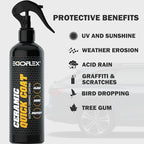Ceramic Coating for Cars Wax & Polish Detailing Spray - Automotive Clean Shine Protect Paint Sealant Waterless Wash Hydrophobic SiO2 Top Clear Coat for Car, SUV, Motorcycle, RV, Boat, Yacht 8oz