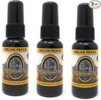 BluntPower (Melon Peach, 3 Pack) Concentrated Air Freshener - Premium Oil Based Air Freshener Spray For Home and Car - Long-Lasting Bathroom Spray, Car Freshener, & Odor Eliminator Spray