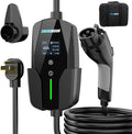 Level 2 EV Charger, 40A/9.6KW Electric Vehicle Portable Charger with 25FT Cable, Home EV Charging Station, 240V NEMA 14-50 Plug, for All SAE J1772