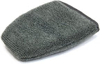 Autofiber [Finger Applicator] Microfiber Fingertip Mitt Applicator (5 in. x 4 in.) 6 Pack (Gray)