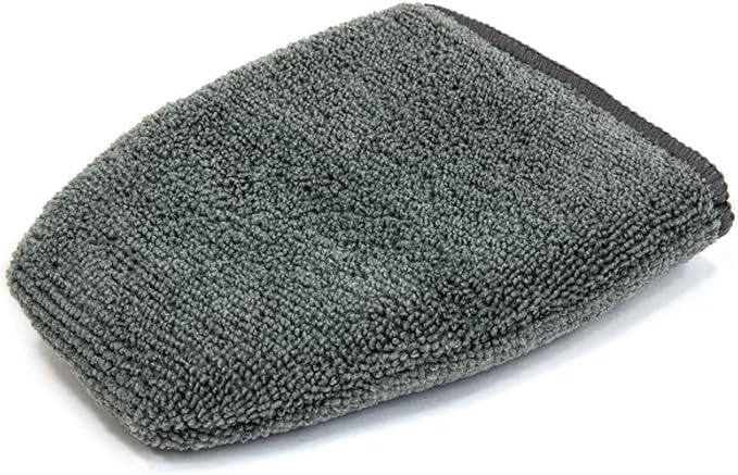 Autofiber [Finger Applicator] Microfiber Fingertip Mitt Applicator (5 in. x 4 in.) 6 Pack (Gray)