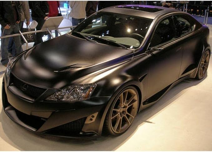 3M Car Wrap Roll 2080 Matte Deep Black | M22 | (5ft x 25ft (125 Sq/ft)) | Automotive Vinyl Wrap for Cars - Car Interior Wrap & Exterior | w/Free Instawraps Pro Glove