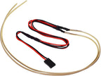 INJORA RC LED Strip Lights Flexible Cuttable for TRX4M SCX24 1/24 1/18 Crawlers Upgrade(Dark Blue)