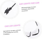 Alipis 3pcs Car Led Lights Ambient Lighting for Car Interior Under Kit High Brightness USB-Powered Easy to Install