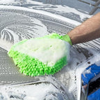 5 Pcs Premium Chenille Microfiber Car Wash Glove, Double Sided Scratch-Free Car Wash Mitt, Soft Carwash Sponge, Microfiber Cleaning Mitt