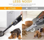 Car Vacuum, Portable Car Vacuum Cleaner High Power 120W/3500Pa,12V Wet/Dry Handheld Vacuum Cleaner for Car Detailing and Cleaning Car Interior，Strong suction, strong running time, portable, easy to us