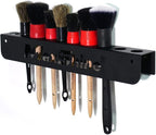 Maxshine Universal Detailing Brush Holder | Wall-Mount Organizer Holds Up to 10 Brushes | Rust-Resistant Iron Construction, Easy Installation for Garage, Car Care, Mobile & Home Use