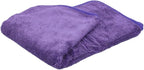 Maxshine Universal Purple Microfiber Drying Towels (24” x 36”, 600GSM) | Single Twisted Loop Plush Towels | Ultra-Absorbent Streak-Free Cloths for Car Wash, Drying & Auto Detailing