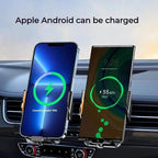 Chirsfairy 66W Fast Car Wireless Charger, 2024 New 66w Car Navigation Support Frame, Super Fast Charge Car Phone Holder, Automatic Clamping Induction Car Mobile Holder, Charging Phone Holder(Black)