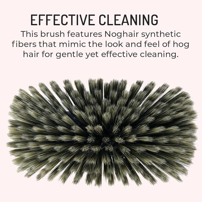 Hi-Tech NogHair Wash Brush – 14" Multi-Level Car Wash Brush TB-14X3CR – Soft Bristles for Scratch-Free Cleaning – for Cars, Trucks & SUVs – Fits Threaded Handle