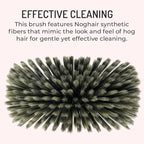 Hi-Tech NogHair Wash Brush – 14" Multi-Level Car Wash Brush TB-14X3CR – Soft Bristles for Scratch-Free Cleaning – for Cars, Trucks & SUVs – Fits Threaded Handle