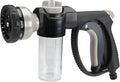 9‑Pattern Foam Sprayer Nozzle with Built‑in Soap Dispenser – High‑Pressure Adjustable Gun for Car Wash, Lawn Watering & Outdoor Cleaning