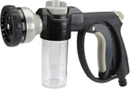 9‑Pattern Foam Sprayer Nozzle with Built‑in Soap Dispenser – High‑Pressure Adjustable Gun for Car Wash, Lawn Watering & Outdoor Cleaning
