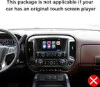 8 Core 6+128G Android Car Radio Stereo for Chevy Silverado/GMC Sierra 2014-2018 Wireless Carplay Android Auto, 10.1'' Touch Screen Head Unit Mirror Link WIFI GPS Bluetooth FM/RDS DSP Backup Camera SWC