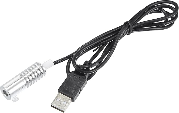ACROPIX 6mm 0.24" 2W LED Aluminum Light Source Illuminator Decoration USB LED Light for Car DIY White - Pack of 1