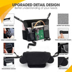 Green Diamond Car Handbag Holder Between Seats Bling Rhinestone Car Storage Bag Large Capacity Purse Phone Automotive Consoles Organizer Safe Barrier of Backseat Pet Kids