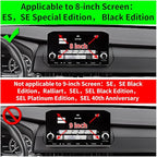 Car Phone Holder for Mitsubishi Outlander ES Black Edition 2022 2023 2024 Screen Stand (Only Applicable to 8 inch) Auto Interior Accessories Best Cell Phones Mount Cellphone Mobile Cradle