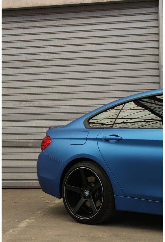 3M Car Wrap Roll 2080 Matte Blue Metallic | M227 | (5ft x 25ft (125 Sq/ft)) | Automotive Vinyl Wrap for Cars - Car Interior Wrap & Exterior | w/Free Instawraps Pro Glove