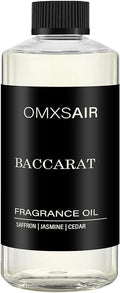Baccarat Hotel Diffuser Oil Inspired by Baccarat NY hotel 16.9Fl Oz(500ml) - Hotel Fragrance Diffuser Oil & Home Luxury Scents - Saffron, Cedar,Ambergris Essential Oils Blend for Aromatherapy Diffuser