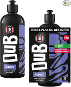 DUB BOYZ Reboot Trim & Plastic Restorer – 16 oz, Restores Faded Surfaces, UV Protection, Water-Resistant Finish, Easy Application for Exterior & Interior Use (2 UND)