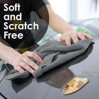 Avalon Towels Microfiber Cleaning Cloths (Value Pack of 36) - Size 16 x 16 Inches, Highly Absorbent Cleaning Rags, Lint Free, Reusable and Washable, Microfiber Towels for Cars