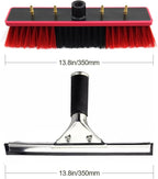 Telescopic Extension Cleaning, Pole Water Fed Telescopic Brush Window Clean Water Brush Window Cleaner Kit-36FT (36FT)