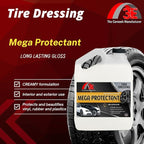 Extreme Liquid High Tire Shine Sprayable Dressing and Protectant For Tires, Trim, Rubber and Plastic, Long Lasting Premium Mega Protectant 1 Gallon (128 oz)