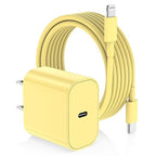 iPhone Fast Charger, Type C Wall Charger Block Plug and 10ft USB C to Lightning Charging Cable Cord Long, Power Adapter Cube Brick Box for Apple iPhone 14 Pro Max/14 Plus/14/13/12 Mini/11/XS Max/XR/X