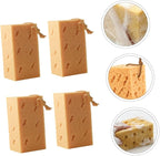 Cabilock 4pcs Auto Car Cleaning Beauty Waxing Sponge Car Wash Sponges Absorbent Cleaning Tools