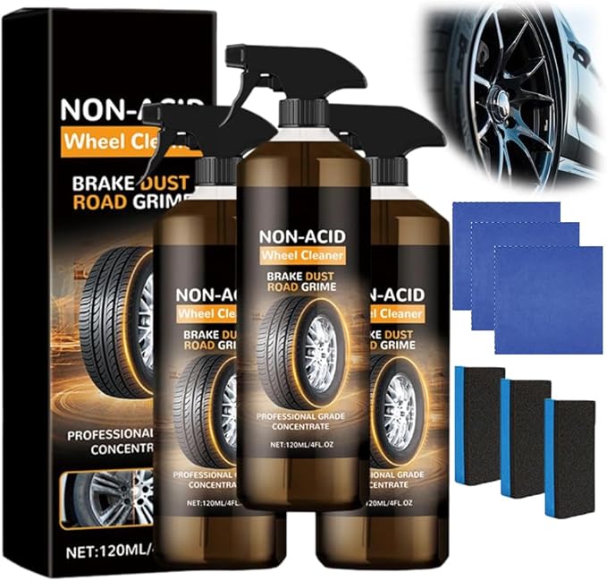 Wheelblaze Wheel Cleaner,2026 New Brake Buster Wheel Cleaner,Wheel Blaze Versatile and Powerful Rust Converter,Turn Filthy Wheels into Instant Shine and Lasting Protection
