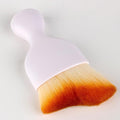 Car Detailing Brush, Soft Bristle Cleaning Brush, Scratch-Free Auto Duster Tool for Dashboard, Air Vents, Leather & Interior Cleaning (White&Brown)
