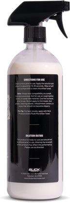 Slick Products Multi-Surface Interior Conditioner – Cleans & Conditions Vinyl, Plastic & Leather – Non-Greasy Car Interior Cleaner & Protectant – Fresh New Car Scent – 32 oz.
