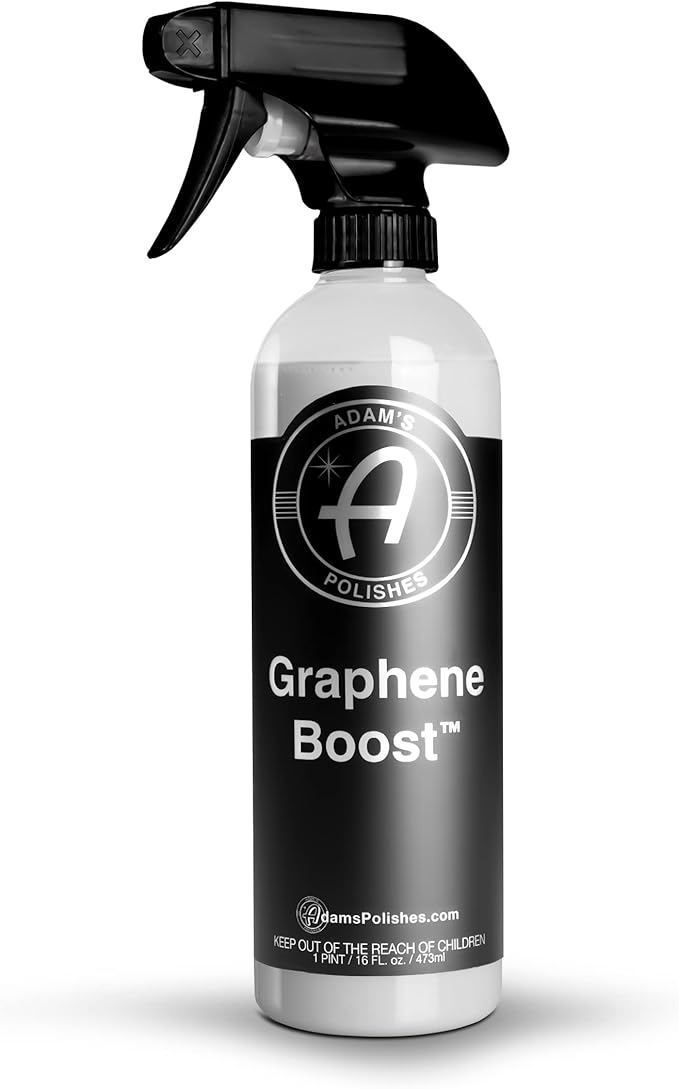 Adam's Polishes Advanced Graphene Ceramic Spray Coating Complete Kit - 18+ Month Sprayable Graphene Oxide Ceramic Coating for Cars, Boats, RV's & Motorcycle | Adds Extreme Gloss, Depth, Shine