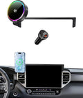Qi2.2 25W Magnetic Car Mount Charger for Toyota Tundra 2022-2026/Sequoia 2023-2026 Accessories, for Fast Charging Cell Phone Holder 14 Inch Screen Fixed Clip with Cooling Fan＆54W Fast Adapter