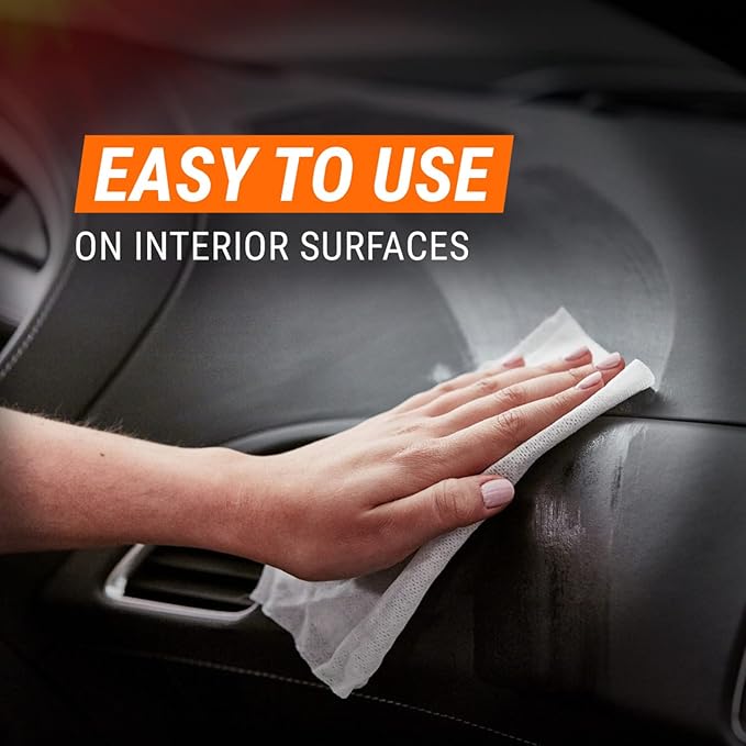 Armor All Car Cleaning Wipes, Wipes for Car Interior and Car Exterior, 50 Wipes Each (Pack of 2)