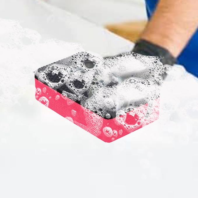 Car Clay Bar Sponge Detailing Block Cleaning Pad Contaminant Eraser Paint Grime Debris Restore Finish Auto Care Tool Kit Soft Abrasive Safe Efficient Shine Smooth Grip