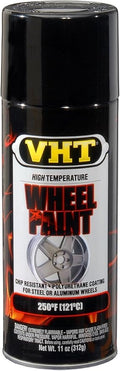 VHT SP187-6PK High Temperature Wheel Paint – Gloss Black Spray Paint - 11 oz Aerosol Can, 6-Pack