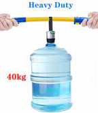 Mveqrrn Upgrade Car Wash Brush with Long Handle,Car Wash Brush Car Cleaning Brush Kit Car Wash Mop Car Wash Brush with Telescopic Pole Car Washing Brush with Scratch-Free Replacement Head(Blue