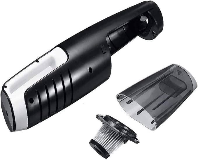 Car Vacuum Cleaner, 12V DC Portable Household car, Rechargeable, Dry and Wet Cleaning of, pet Hair, dust and Gravel