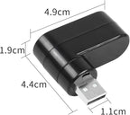 USB 3 Port Expander Splitter YACSEJAO 2PCS 180° Degree Rotatable USB 2.0 1 to 3 Hub for Flash Drive Mobile HDD PC Laptop Notebook and More