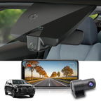 Fitcamx 2160P+Rear 1080P Dash Cam Adapts for Hyundai Palisade 2023-2025 (Part No#S8711) with Auto Dimming, OEM Look, Dual HD Video, WiFi & APP, Loop Recording, G-Sensor, Easy to Use, 128GB Card
