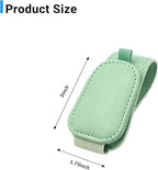 Yuoyar 2 Packs Magnetic Sunglass Holder for Car Visor - Universal Sunglasses Clip for Different Size Eyeglasses - Convenient Interior Car Accessories (Green)